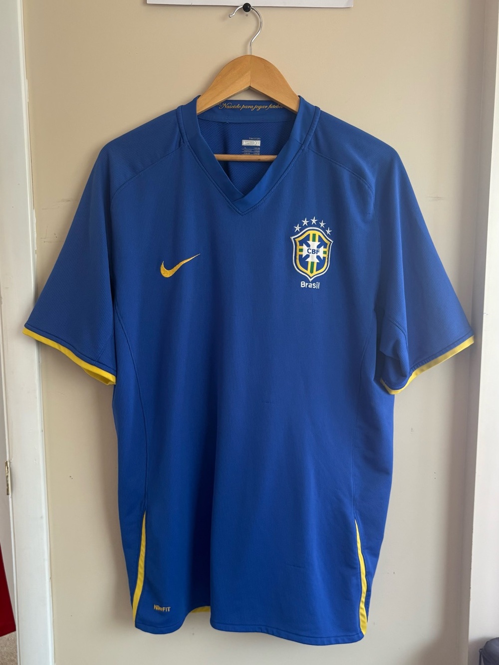 Nike Brazil 08/09 Away Kit Men's Soccer Jersey
